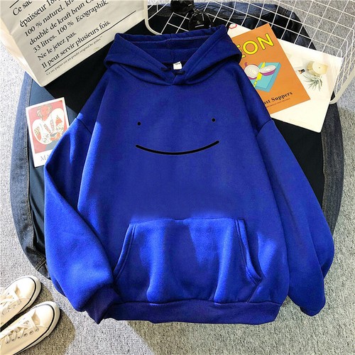 Women Hooded Sweatshirts Long Sleeve Hoodies Casual Fake Smile Print Ladies - Picture 34 of 34