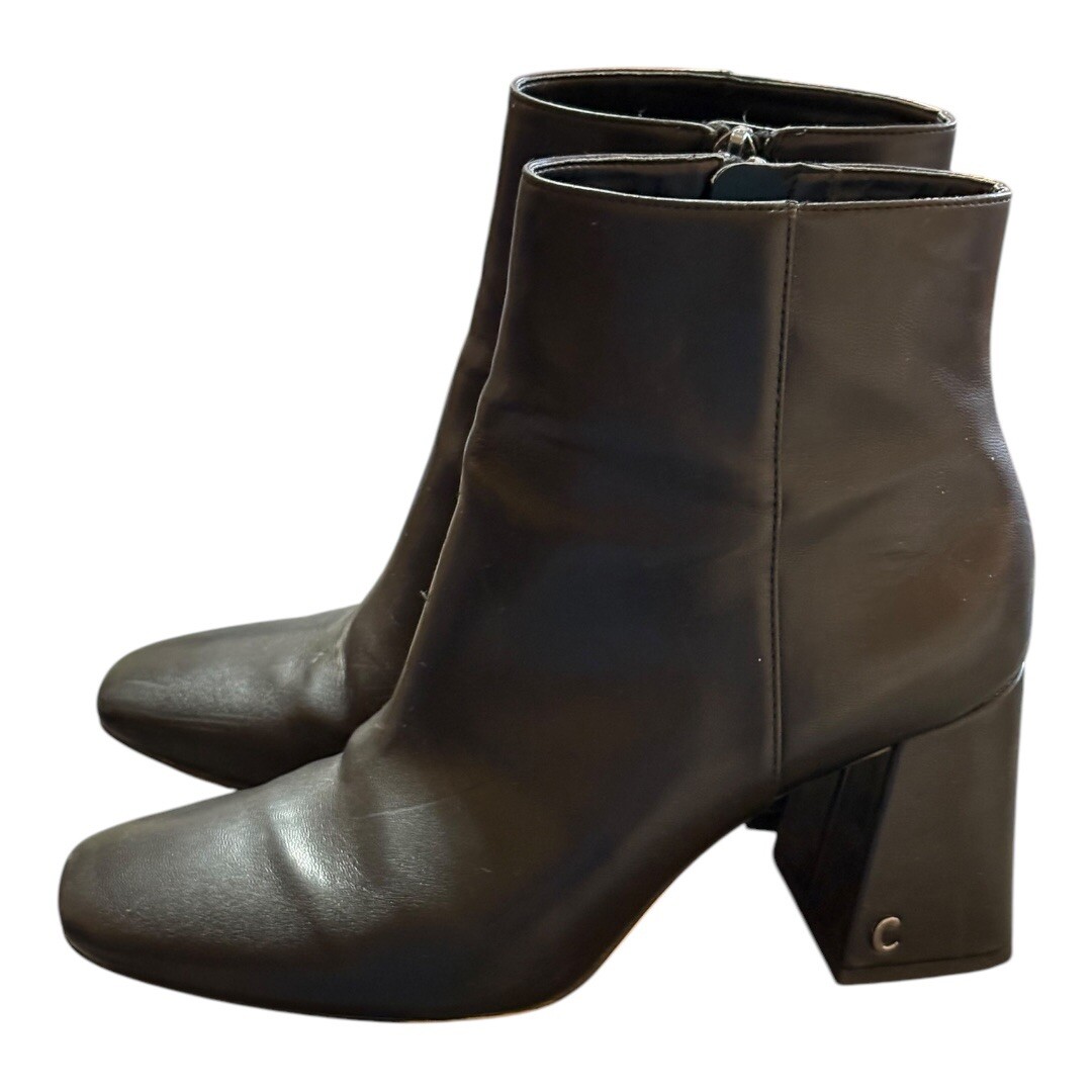 Circus by Sam Edelman Women's Kate Ankle Boots - Black Nappa - Size 8
