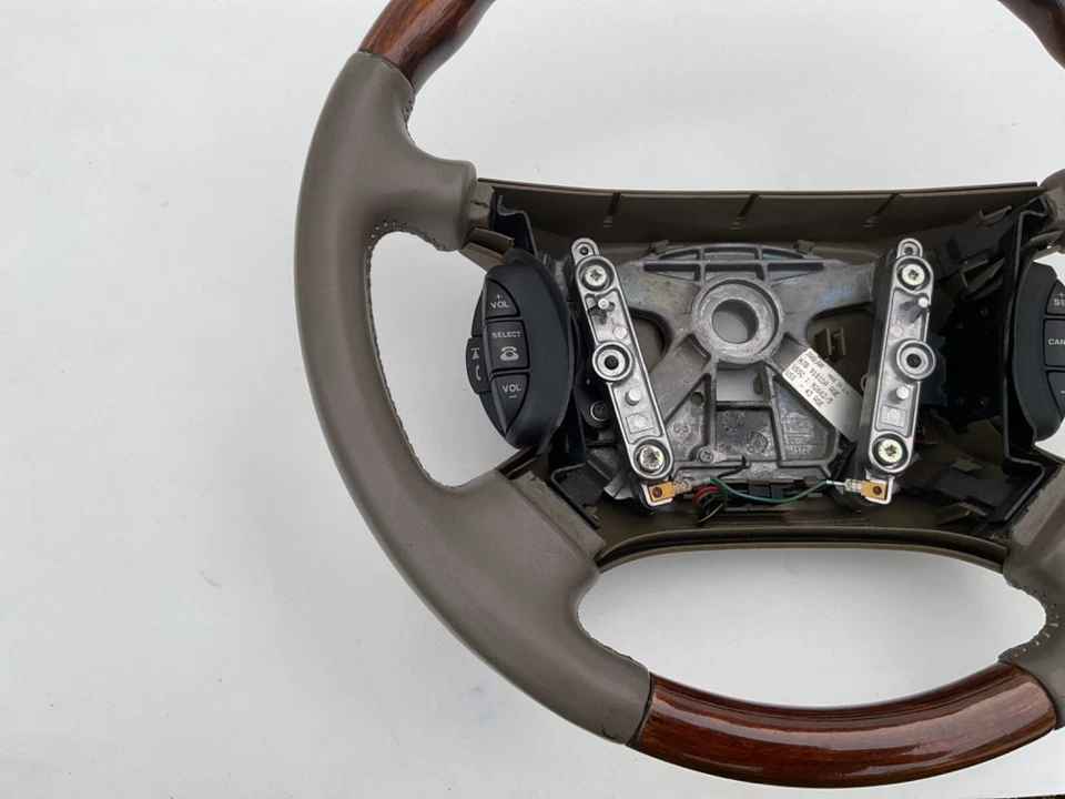 Jaguar XJ8 X308 1998-2003 volante madera moldura HJB 9181DA edad, 92662/5 bonito Foto 4 de 4