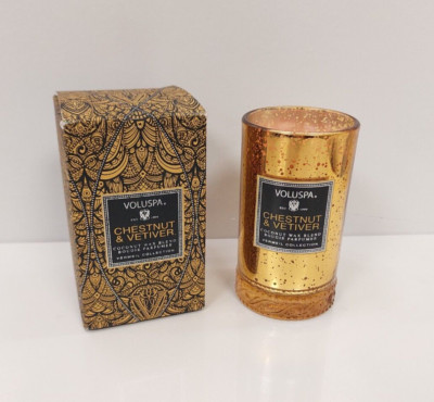 (NEU) Voluspa Chestnut & Vetiver Duftkerze 5,25OZ - Bougie Parfumee RAR