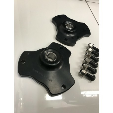 Spoox Motorsport feste Peugeot 205/309 exzentrische Federbeinhalterungen (PAAR) - Bild 1 von 2