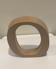Wooden Letter O 5 Inches Tall Perfect for Crafting