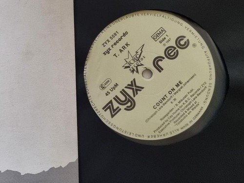 T. Ark - Count On Me 12'' Vinyl Maxi Germany - Bild 3 von 5