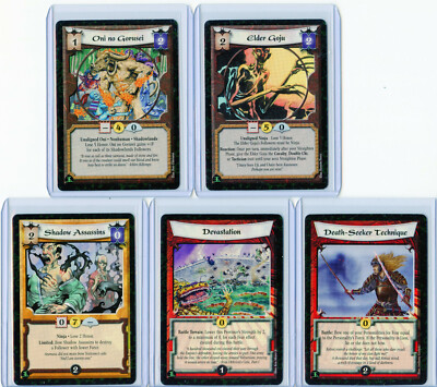 Legend of the Five Rings (L5R) Cards +5, Oni no Gorusei, Elder Goju & List