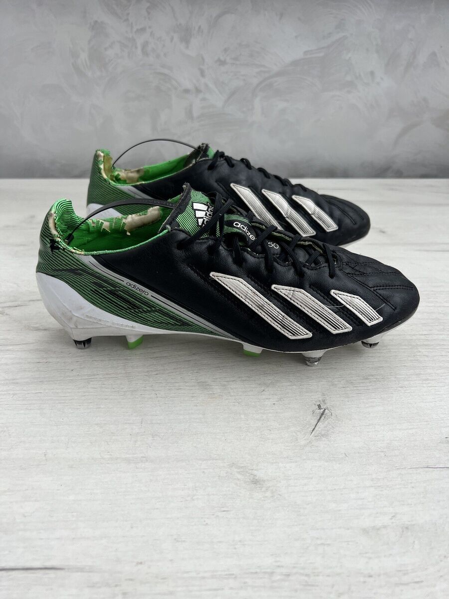 Adidas F50 Adizero Black Green Football Soccer Boots Cleats Adidas F50 Adizero Black Green Football Soccer Boots Cleats
