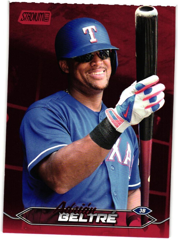 2024 Stadium Club #220 Adrián Beltré Red Foil