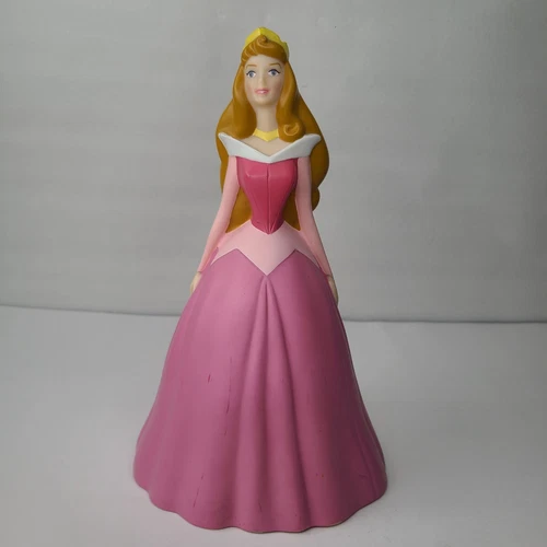 Disney Aurora Piggy Bank Sleeping Beauty Princess Coin Bank Vintage With Stopper