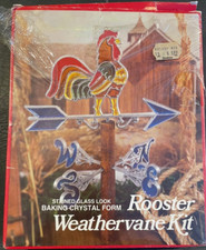 Eze Form Rooster Weathervane Kit SEALED VINTAGE KIT AK-200 NEW Baking Crystal