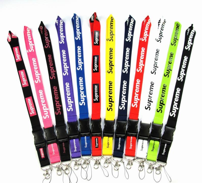 SUPERME Lanyard Flashlight U Disk Keychain Mobile Phone Rope