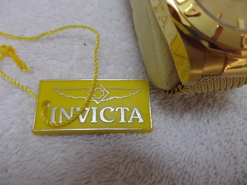 Invicta Professional Diver Sea Wizard III 20527 Gold Tone Wrist Watch MOP Face - Picture 2 of 8