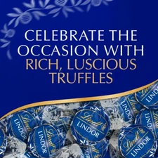 LINDOR Lindt DARK LUSCIOUS Chocolate TRUFFLES CANDY BULK BAG VALUE PRICE LIMITED