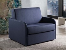POLTRONA LETTO C/RETE ELETTROSALDATA+MATERASSO H.13 CON PORTA CUSCINI INTEGRATO