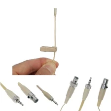 L322 Very Mini Clip Lavalier Microphone For Sennheiser Shure MiPro AKG TA4F TA3F