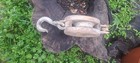 Antique Primitive Large Wooden Block And Tackle Pulley — photo 3