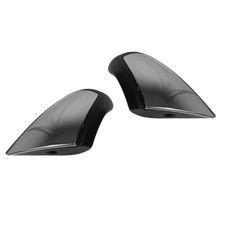 BMW - E9 - Paire de fixations d'accoudoir noir avec caches chromés - Finition co