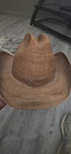 Vintage 1960s BSA Philmont Scout Ranch P2 Straw Cowboy Hat Explorer Base Stetson