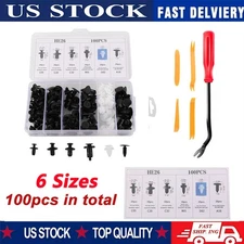For Nissan Fastener Box Set Bumper Fender Liner Push Type Retainer Clips 6 sizes