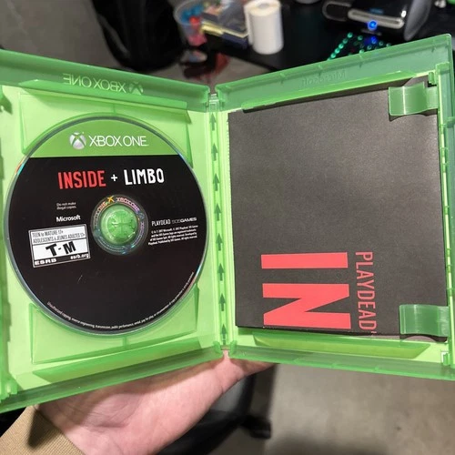 Inside/Limbo Double Pack~Microsoft XBOX ONE + Collectible Poster & Art Card CIB