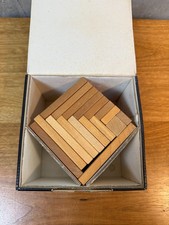 Naef Cella Wooden Puzzle Swiss Made Peer Clahsen 1978 Design w/ Box