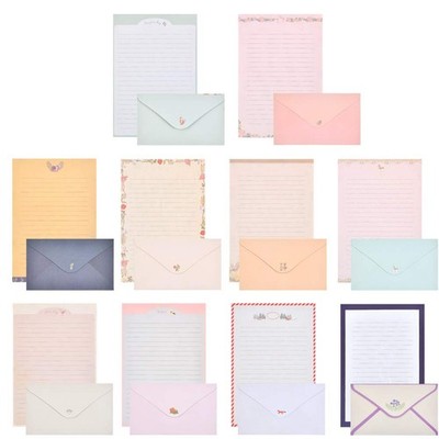 Stationery Letter Paper and Envelopes Set, 60 Sheets Cute Letter Writing Pape...