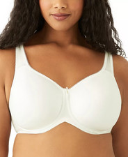 New 68 Wacoal 853192 Basic Beauty Underwire T-Shirt Bra Ivory 38DDD