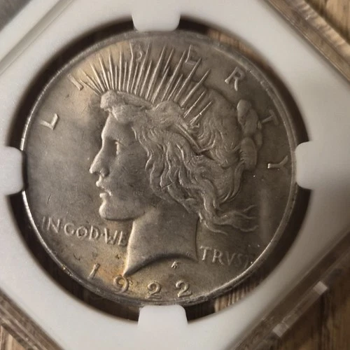 1922 Peace Dollar $1 Silver Coin Circulated Business Strike Uncertified