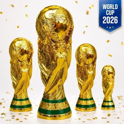 World Cup Trophy Soccer Golden Champion Trophy Decoration Sport Collection 14 in