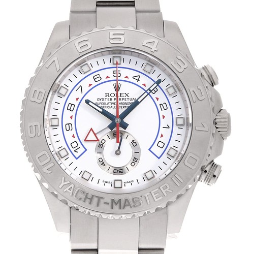 ROLEX Yacht Master II 116689 white Random Number second hand mens