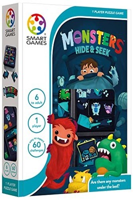 Smart Games - SmartGames - Monsters Hide  Seek /Boardgames - Board Ga - F59z