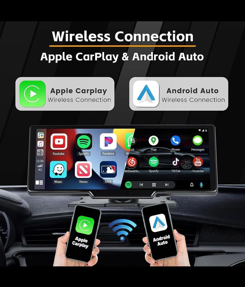 Controllo centrale Wireless Carplay Android Auto Car Smart Screen  - Immagine 4 di 4