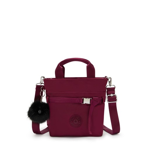 Kipling Antoinne Small Crossbody Tote Bag Lavish Purple Satin