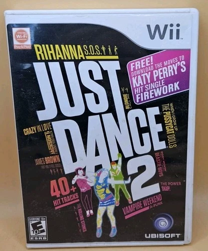 Just Dance 2 (Nintendo Wii, 2010) Complete Manual & Tested Ubisoft