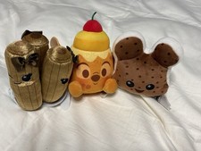 Disney Munchlings Lot Ice cream Churros Cupcake Plush