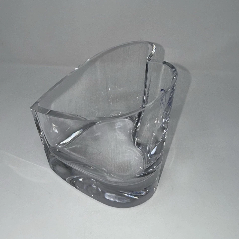 Handmade Crystal Badash Heart From Poland Candy Dish/Bowl - Image 4 of 4