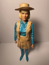 Vintage Louis Marx Toys Jane West 1960s Doll Johnny West Action Figure Toy