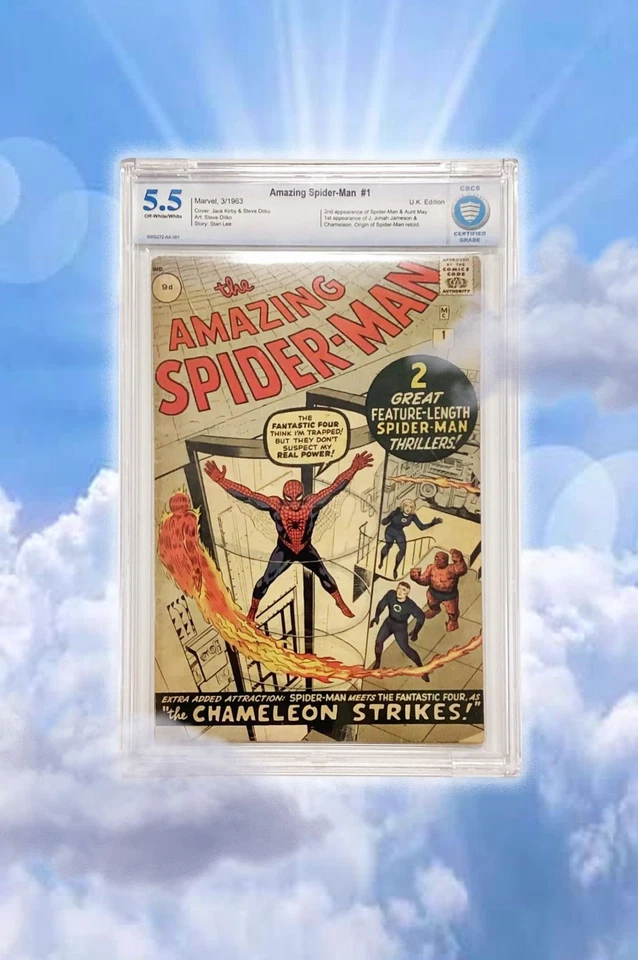 😱 World of Superheroes - Amazing Spider-man #1 CBCS 5.5 Comic Book 😱