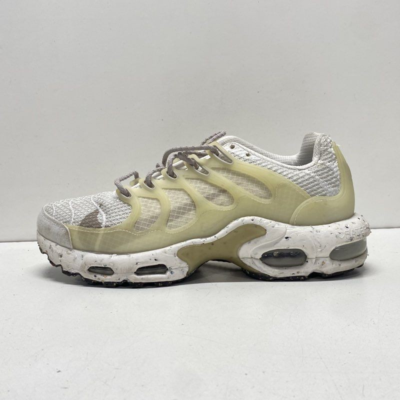 Nike White/light Bone Solid Athletic Sneakers Men… - image 1