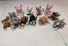 Ty Beanie Babies Lot of 12 Cats Vintage 90s Collectible Toys