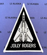 US NAVY VF-84 TOMCAT FIGHTER SQUADRON JOLLY ROGERS TRIANGLE F-14 PATCH N12