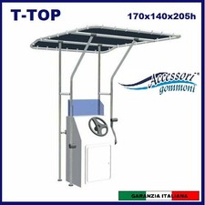 T-TOP IN LEGA LEGGERA 170x140x205H SCOMPONIBILE IN ALLUMINIO TTOP BARCA GOMMONE