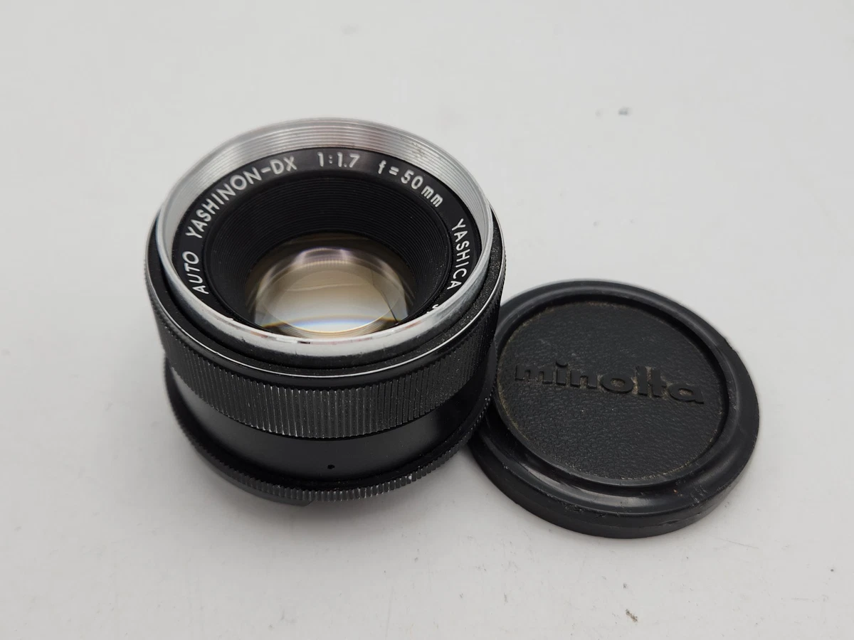 Yashica Camera Lenses 50mm Focal f/1.7 Maximum Aperture for sale