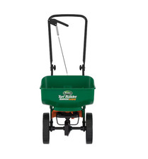 Scotts Turf Builder Edgeguard Mini Broadcast Spreader 15-lb Capacity Compatible Scotts Turf Builder Edgeguard Mini Broadcast Spreader 15-lb Capacity Compatible