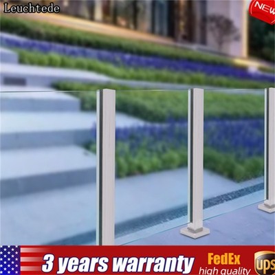 Glass Railing Post Mid Post 91cm 304 Stainless Steel Balustrade for Balcony Deck