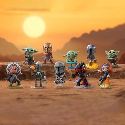 POPMART　STAR WARS 3体 Star Wars Mandalorian Figure Series Pop Mart 3-Inch Mini-Figure | eBay