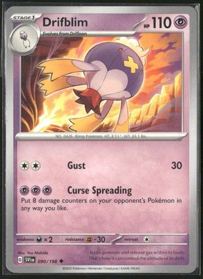 Scarlet & Violet Base Set Drifblim #090/198 EN