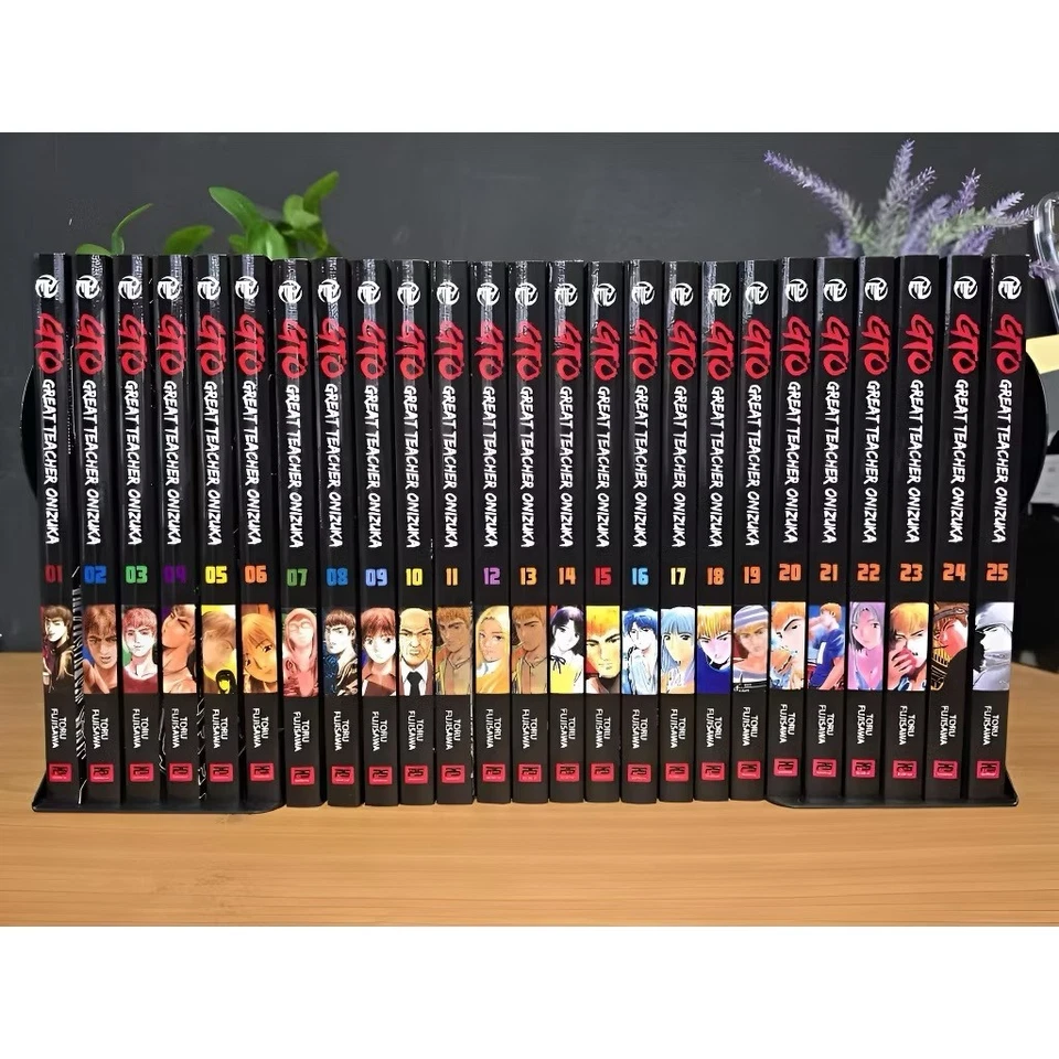 GTO Great Teacher Onizuka Manga Volume 1-25 Complete Set English Version Comic - Image 2 of 4