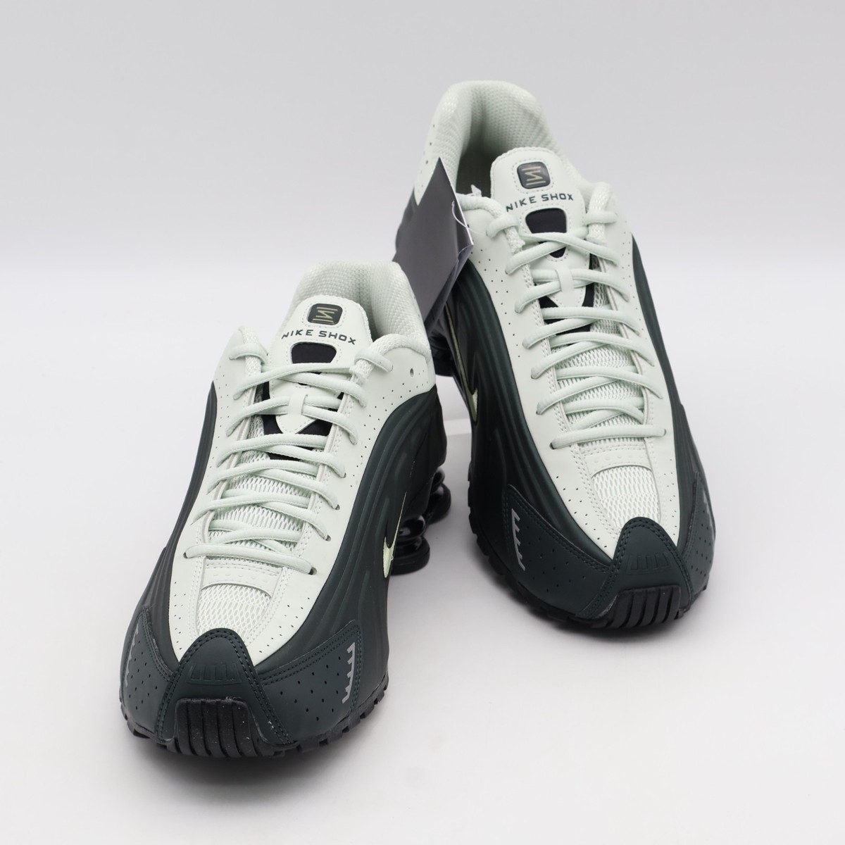 Size 10.5 - Nike Shox R4 Black Spruce for sale online | eBay