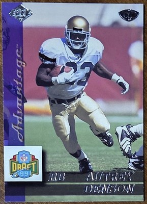 Notre Dame Fighting Irish Autrey Denson 1999 Collectors Edge Advantage Card #161