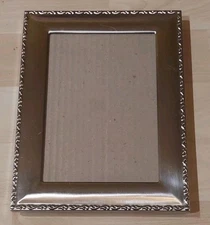 Picture Frame Fetco Silver 8.75" X 6.75" W/Stand Alone Back-Very Pretty