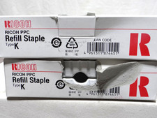 RICOH GENUINE 410802 TYPE K STAPLE REFILLS 4 Refills 502R-AM SR880/980/3000